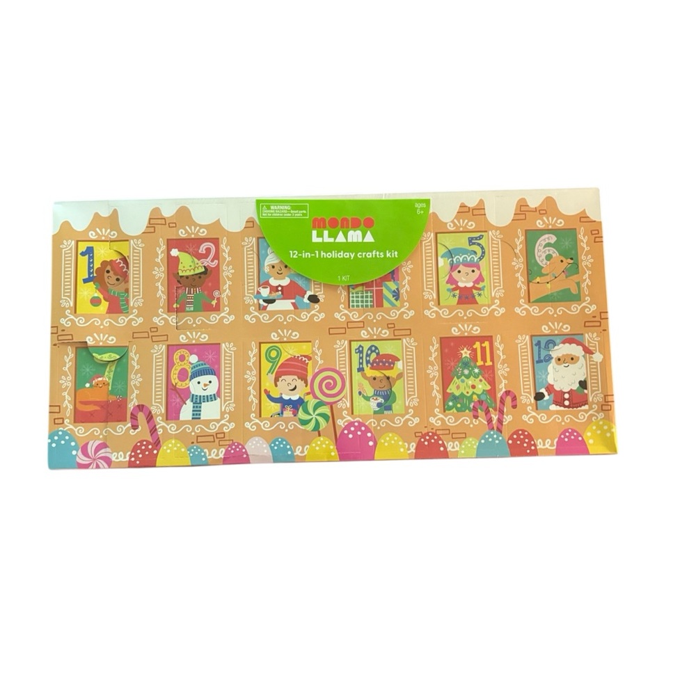 Mondo Llama 12 day Christmas Advent craft calendar new